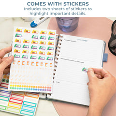 Clever Fox baby logbook contents sample for growth and immunizations.