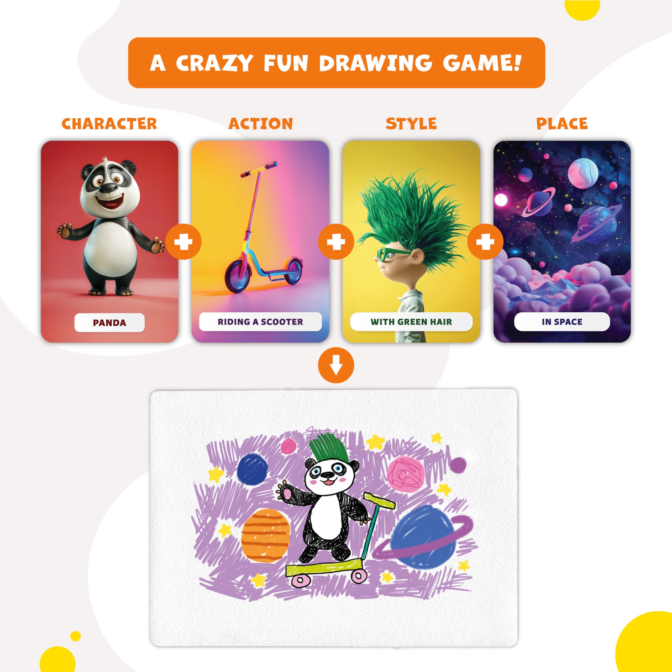 Clever Fox Drawsome cards with characters actions styles and places for inspiration
