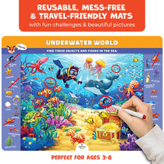Clever Fox Play mats animal scene, supports keen observation during play