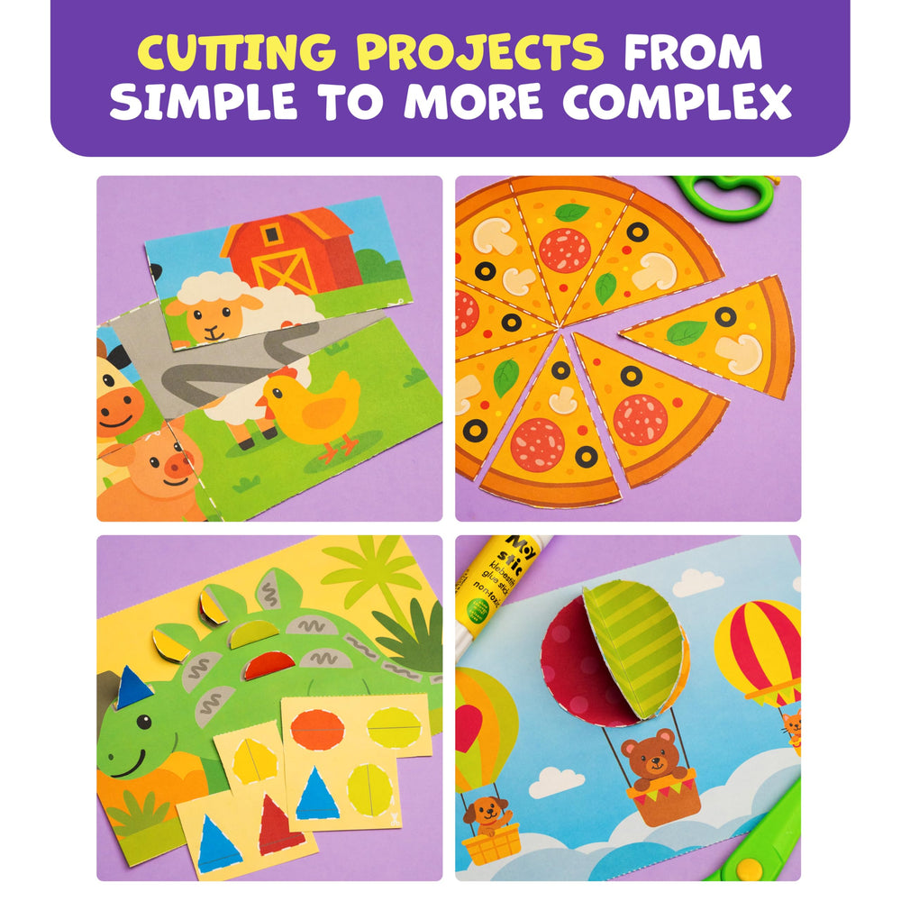 Clever Fox Play Snip & Shape animals and figures cutting practice