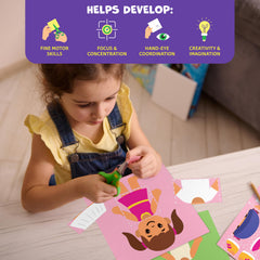 Clever Fox Play Snip & Shape clear instructions guide for kids safely