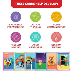 Clever Fox Play Who What Why animals-illustrations card set eases tough topics with friendly characters.
