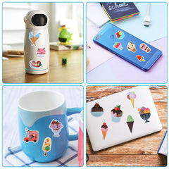 Cleverplay birthday decor ice cream stickers brighten celebrations