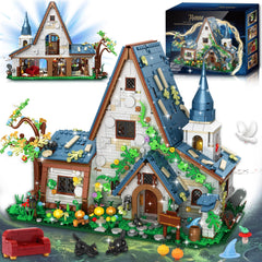 FliCineCrt Magic Stone House front view, detailed exterior for imaginative construction play.