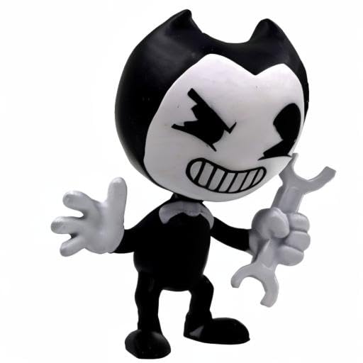Click Bendy figures unboxing scene, perfect for social media showcases.