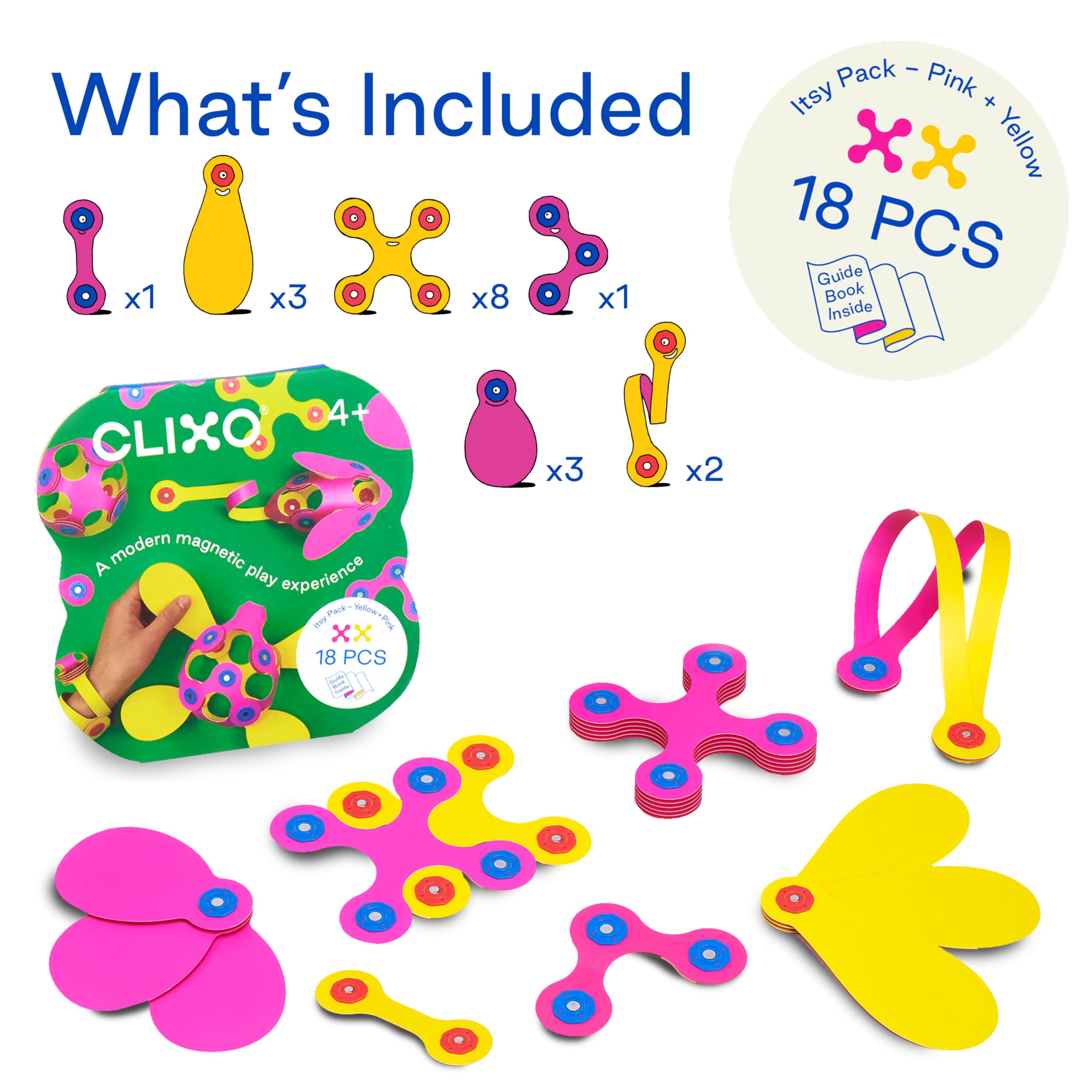 Clixo Itsy assembly and connection demo with secure magnetic bonds