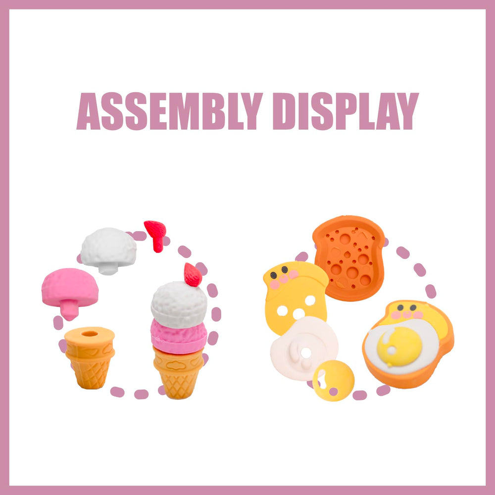 Clock King 3D erasers show safe, non-toxic TPR material for kids.