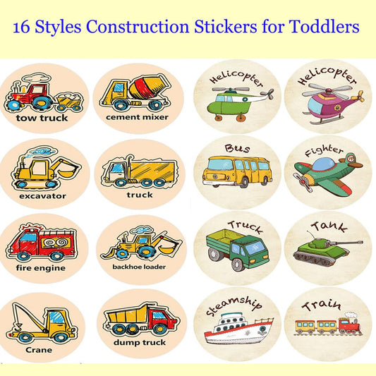 CLOSOCKEY transport sticker bus ideal for party favors and learning activities.