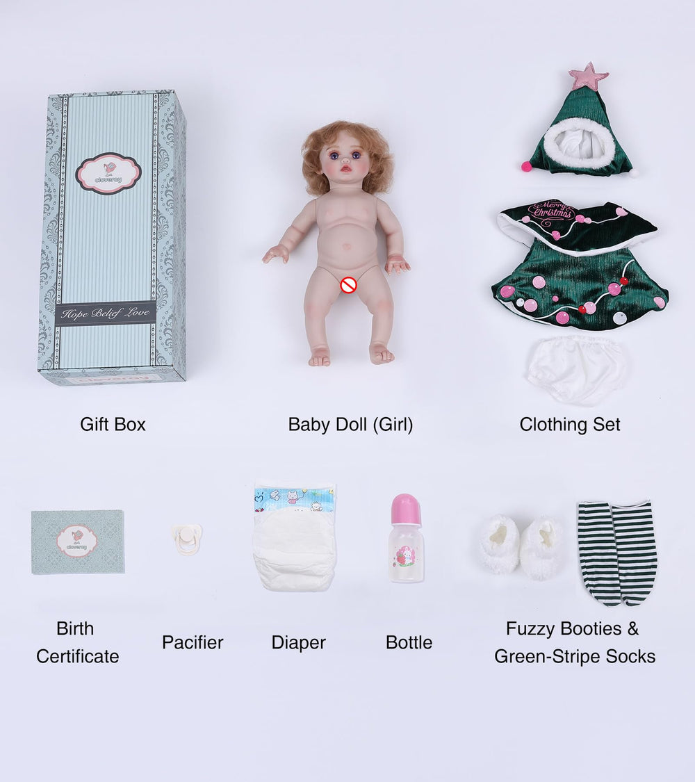 Cloveray birth certificate included for keepsake bonding and records.