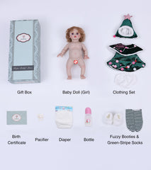 Cloveray birth certificate included for keepsake bonding and records.