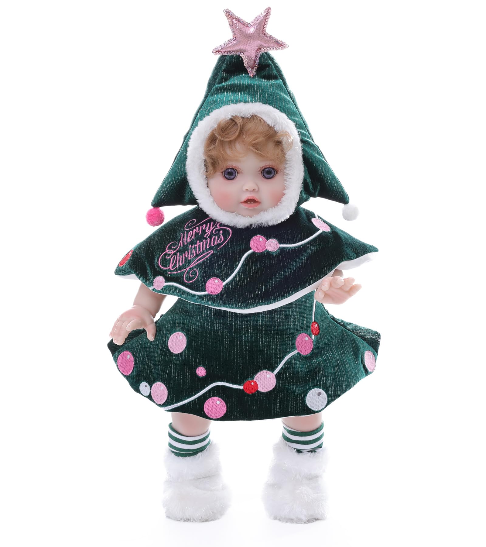 Cloveray hand-painted features add authentic charm for collectors.