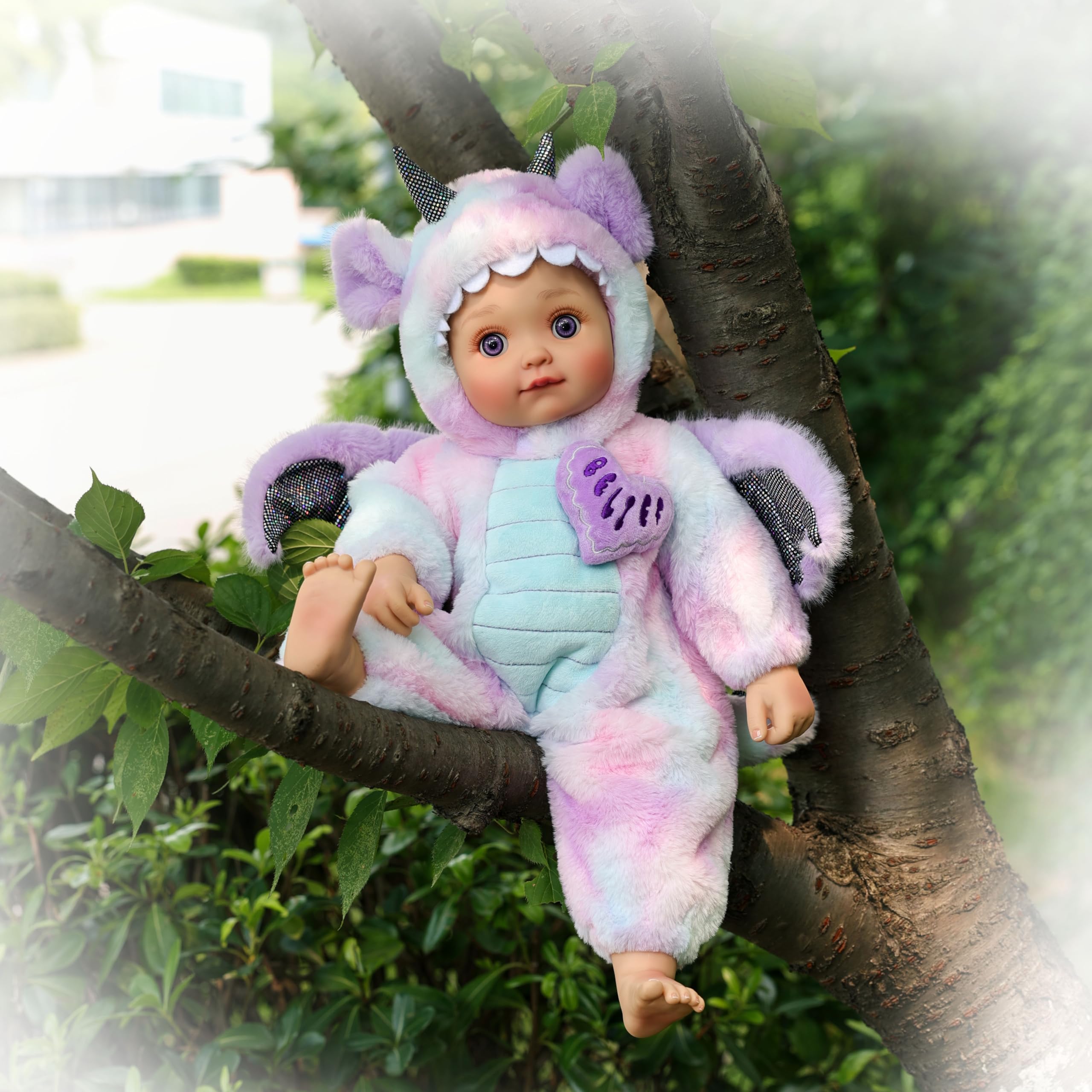 Cloveray Elara with newborn clothes fits tiny outfits for dress-up