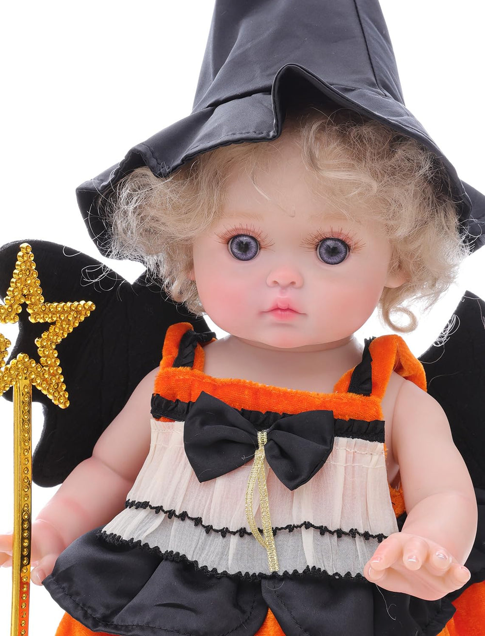 Sparkling wand included for imaginative play with the Cloveray doll.