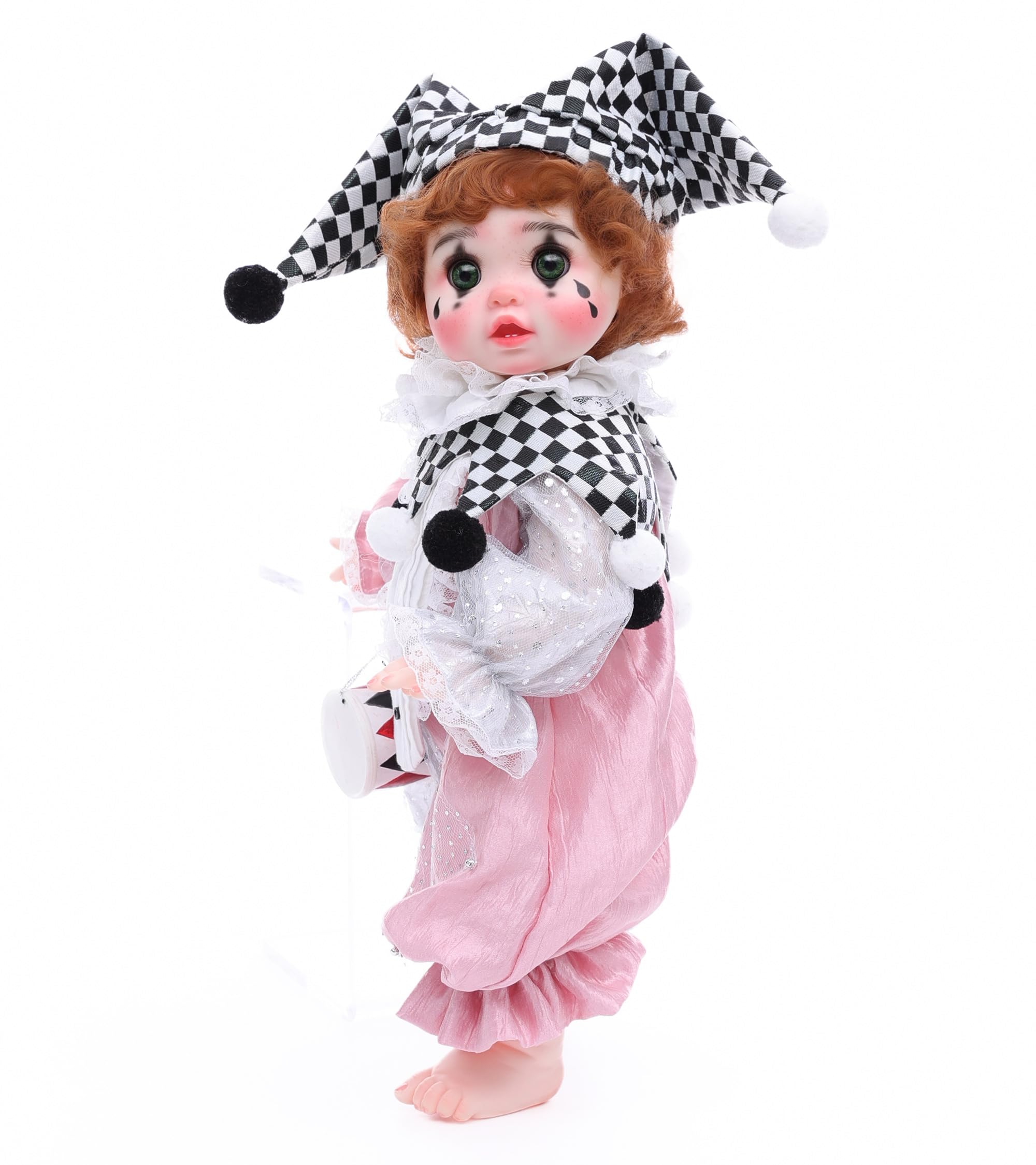Cloveray Harlequin doll in gift box ready to give