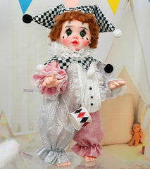 Cloveray Harlequin doll weighted body for realistic posing