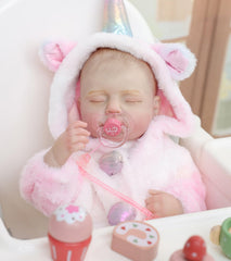 Cloveray Reborn plush hooded jumpsuit provides cozy dress-up moments.
