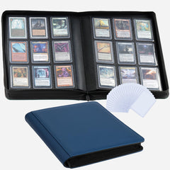 CLOVERCAT binder front view with 252-card capacity, ideal for MTG and sports cards.