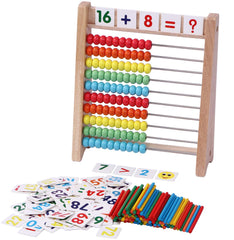 Cltoyvers abacus with 100 counting sticks supports hands-on number sense.