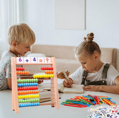 Cltoyvers beads slide smoothly on rails for easy counting activities.