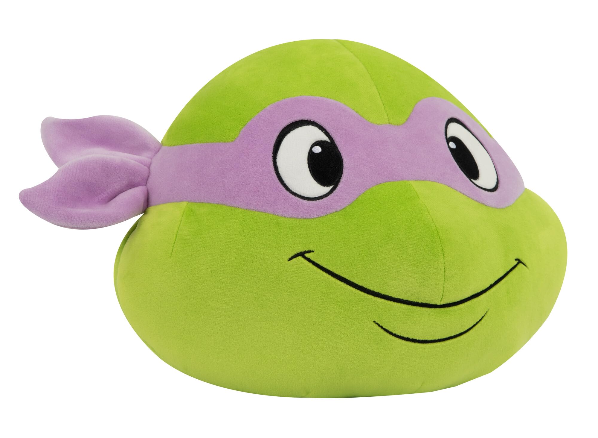Club Mocchi Mocchi Donatello plush close-up highlighting squishy texture for playtime and hugs.