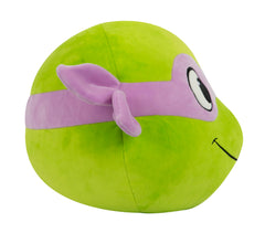 Club Mocchi Mocchi Donatello plush close-up emphasizing soft plush feel.