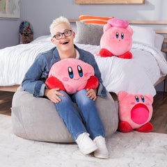 Official Club Mocchi Mocchi Kirby plush, licensed and ready for display