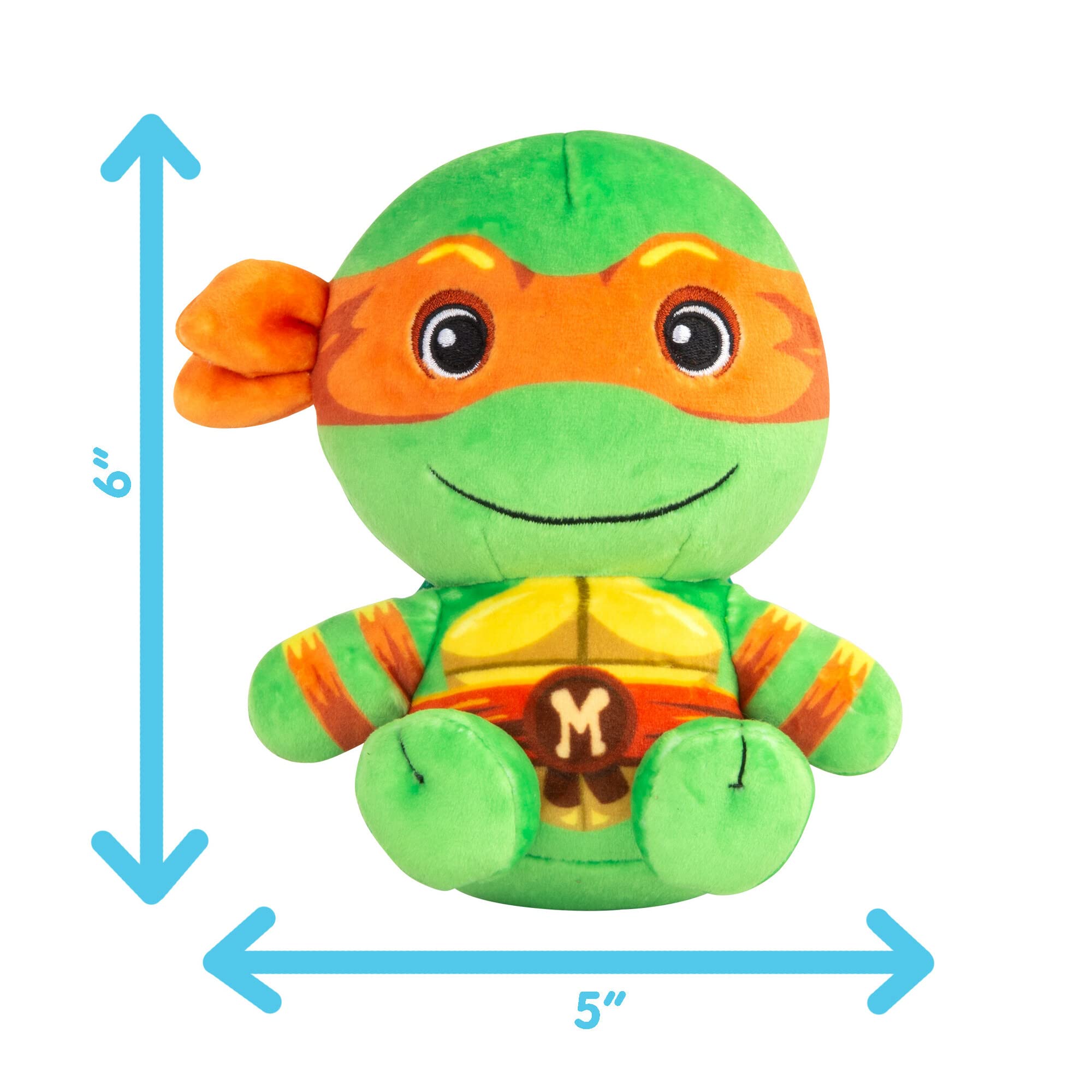 Club Mocchi Mocchi Michelangelo plush, 6-inch scale fits on shelves