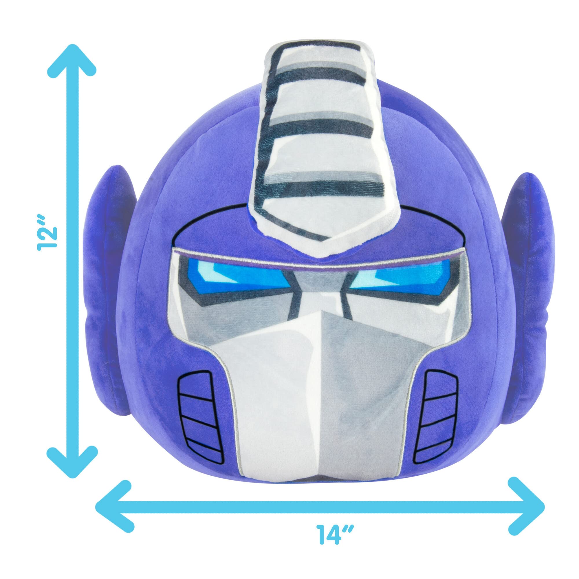 Close-up of Optimus Prime Plush texture, showcasing soft fabric and craftsmanship