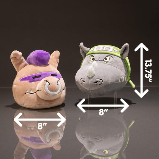Club Mocchi-Mocchi Rocksteady plush 8-inch soft hero for play
