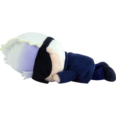 Club Mocchi Mocchi Suya Suya Gojo plush close-up showing squishy texture for comforting hugs.