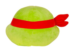 Club Mocchi Mocchi TMNT collection display featuring Raphael plush.