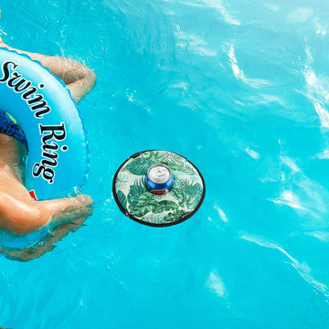 CM Floating Drink Holder suitable for hot tubs and pools, easy to grab.