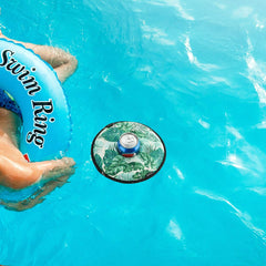 CM Floating Drink Holder suitable for hot tubs and pools, easy to grab.
