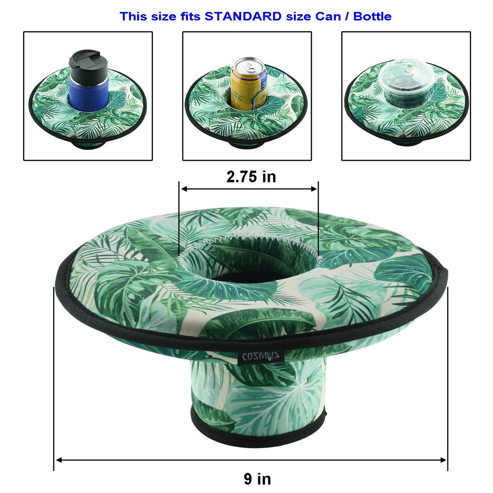 CM Neoprene Floating Coaster holds drinks buoyantly for poolside snacks.