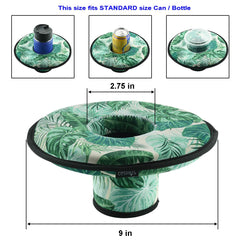 CM Neoprene Floating Coaster holds drinks buoyantly for poolside snacks.
