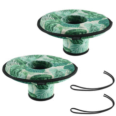 CM Neoprene Floating Drink Holder on pool surface keeps beverages secure.