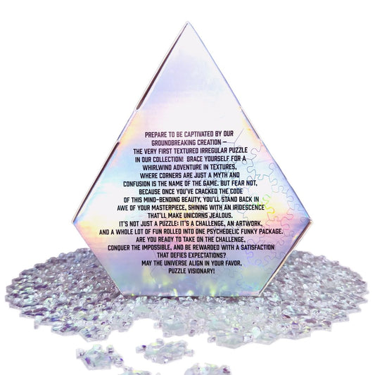 CM Originals Clearly Impossible Puzzle Crystal Edition 500 pieces ideal for mid-length challenges