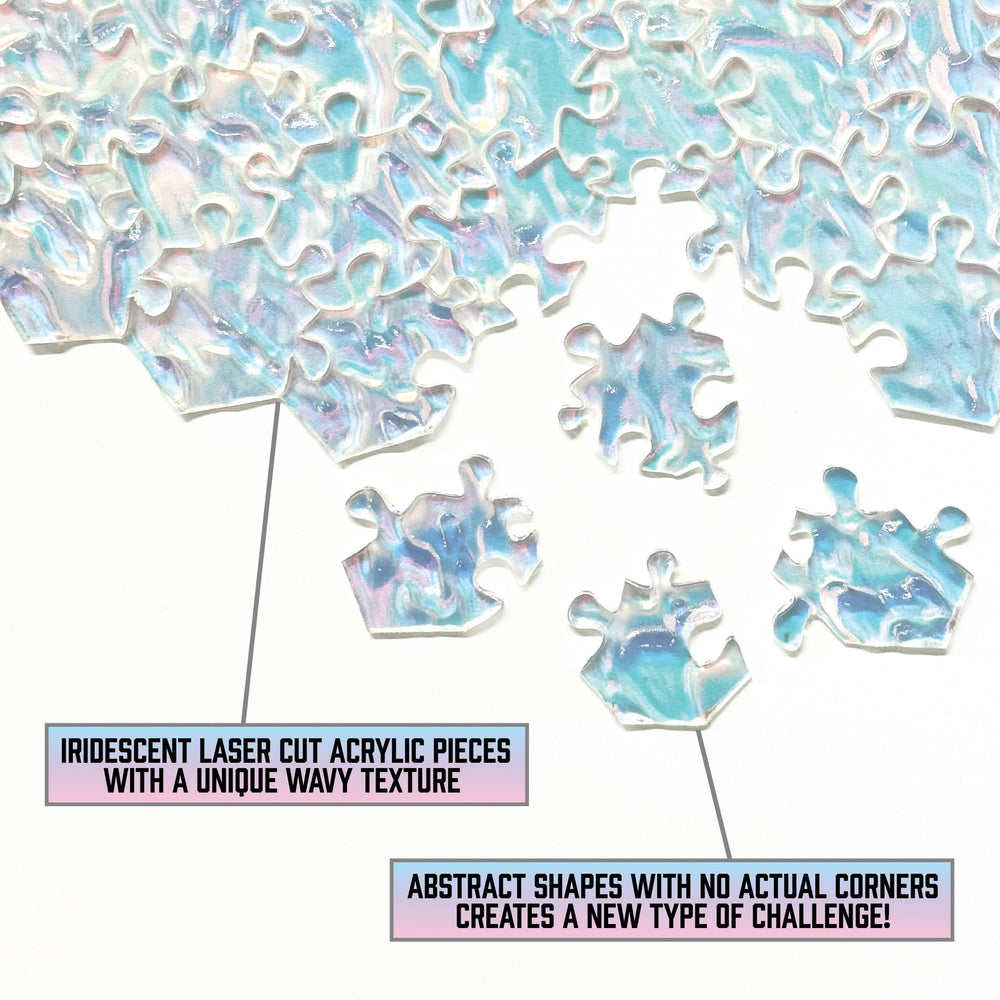 CM Originals Clearly Impossible Puzzle showcasing false edge pieces for added complexity