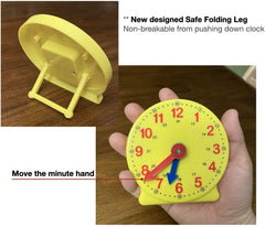 CM Wealth Learning Clock hour and minute hands demonstrate time progression.