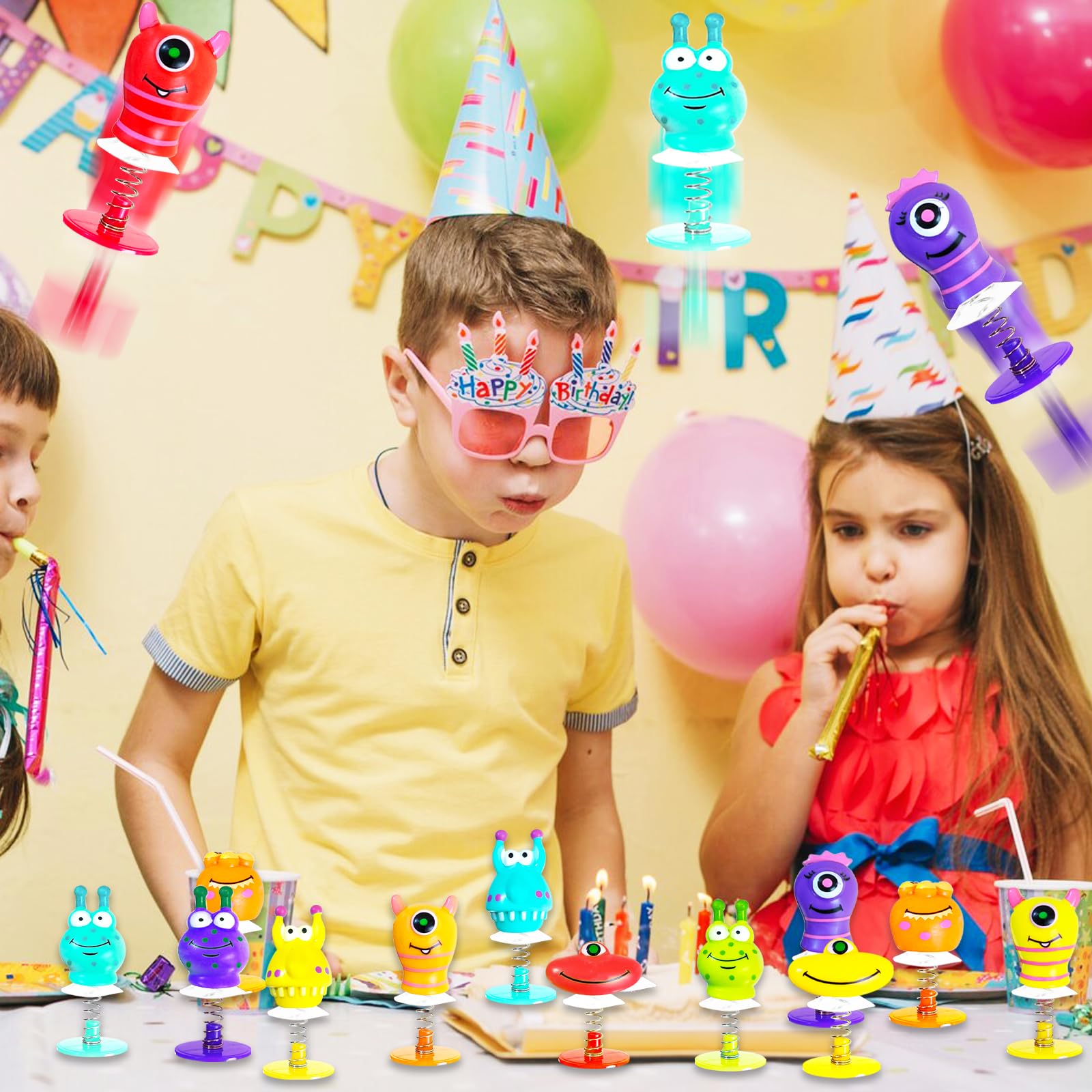Cmaqpw pinata filler monster toy adds surprise to celebrations and prizes.