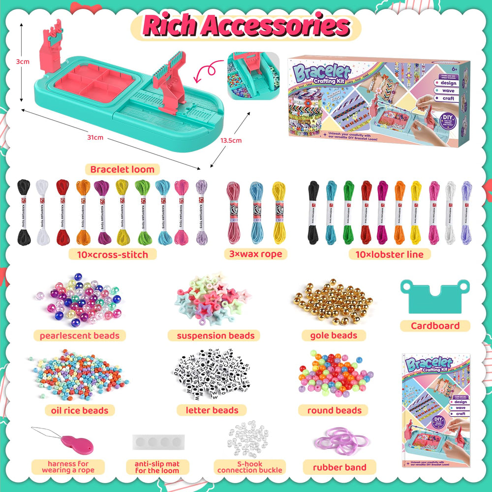 Colorful string bundles for vibrant bracelet designs