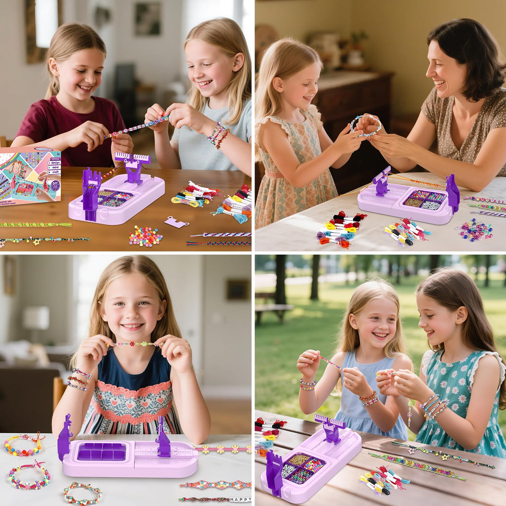 Cmiolacuna finished bracelets showcasing kids' creativity