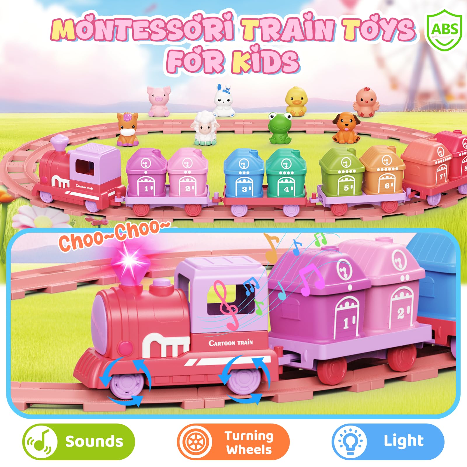 Cmiolacuna learning toy farm animals figures encourage animal recognition