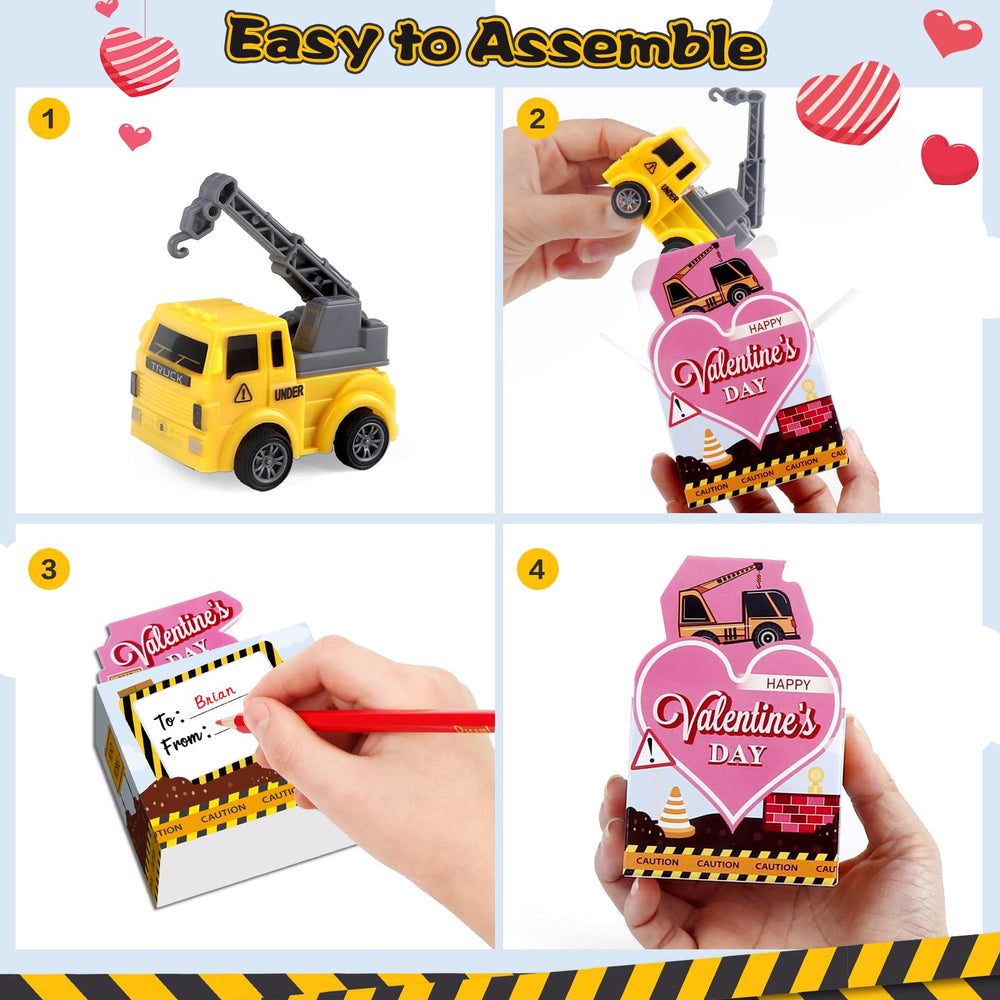 Cmiolacuna Valentines age-boxed gift set ideal for classroom party favors.
