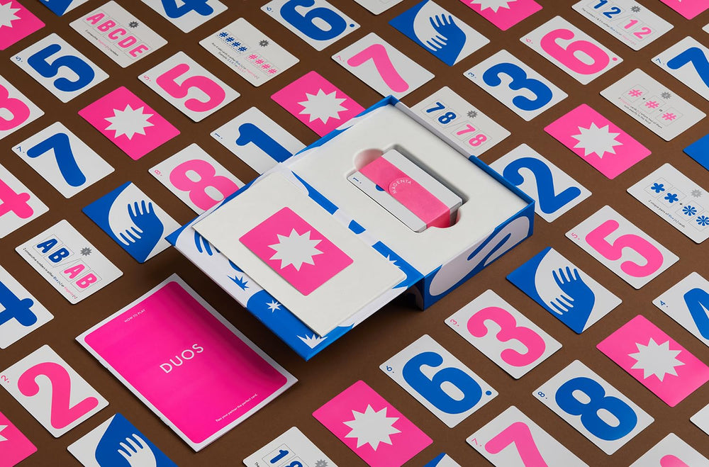 CMYK Duos Magenta Edition table setup for 4 to 6 players.
