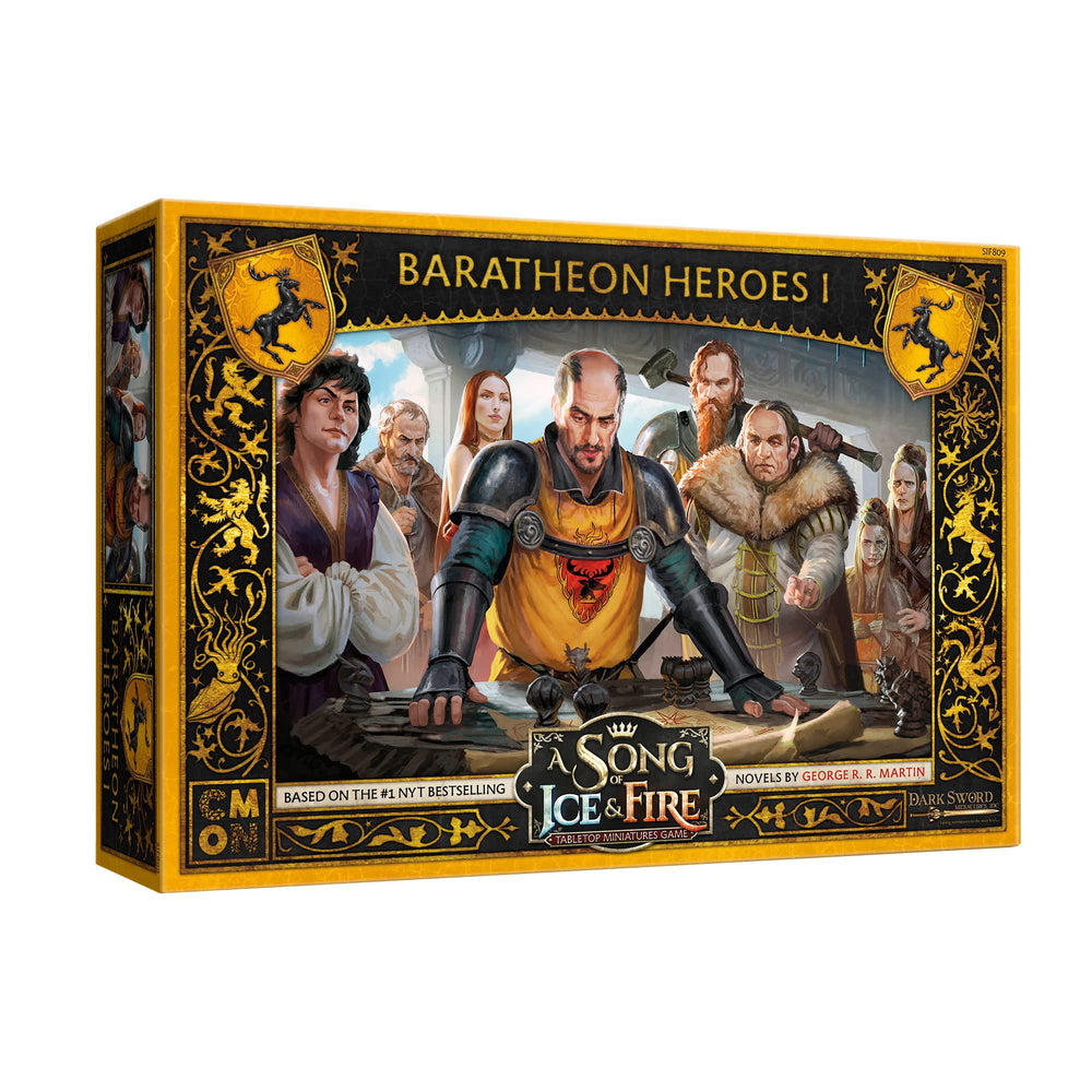 CMON Baratheon Heroes box front view for epic ASOIAF battles