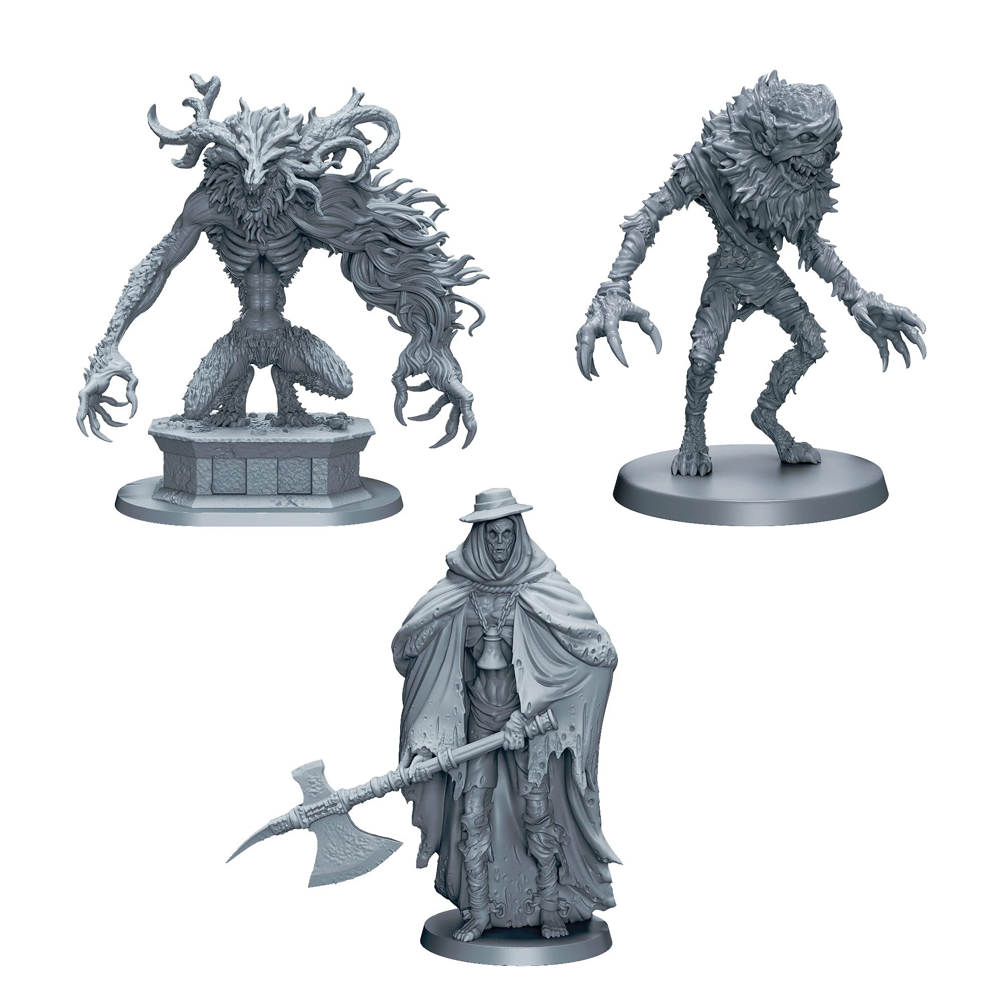 CMON Bloodborne dice and tokens aiding resource tracking during play.