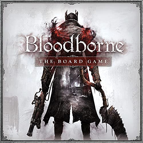 CMON Bloodborne hunters miniatures ready for cooperative survival encounters.