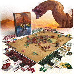 CMON Dune War for Arrakis desert battlefield scene highlighting strategic play