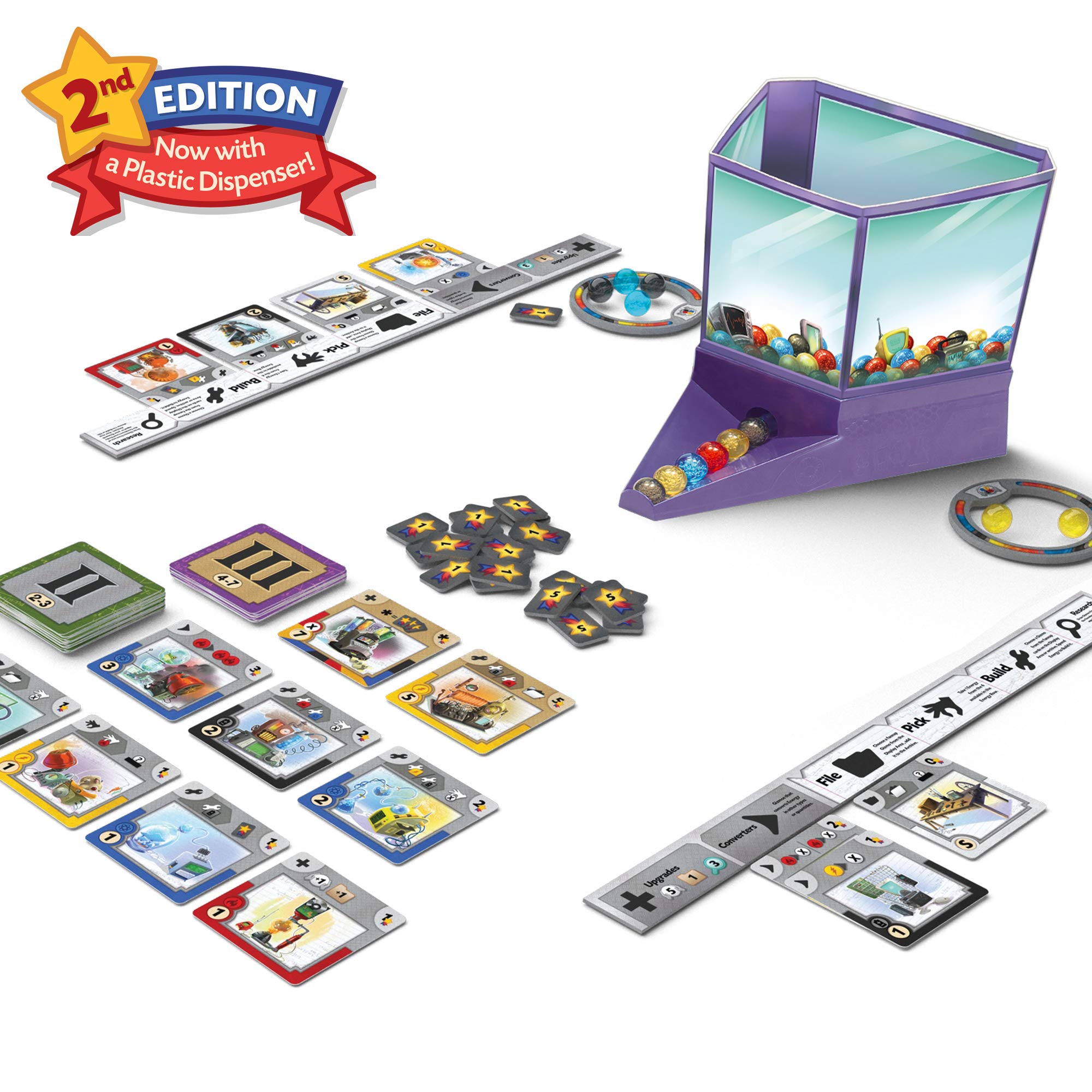 CMON Gizmos victory points tracker highlights scoring opportunities during play.